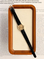 Rare Full Original Vintage Universal Geneve Gold-plated Sunburst Dial