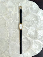 Rare Vintage Citizen Gold Toned Elongated Tonneau Case