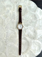 Rare Vintage Lanvin 26mm Two Toned Roman Numerals