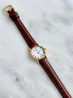 Vintage Raymond Weil 18k Gold-Plated Case with Date Window