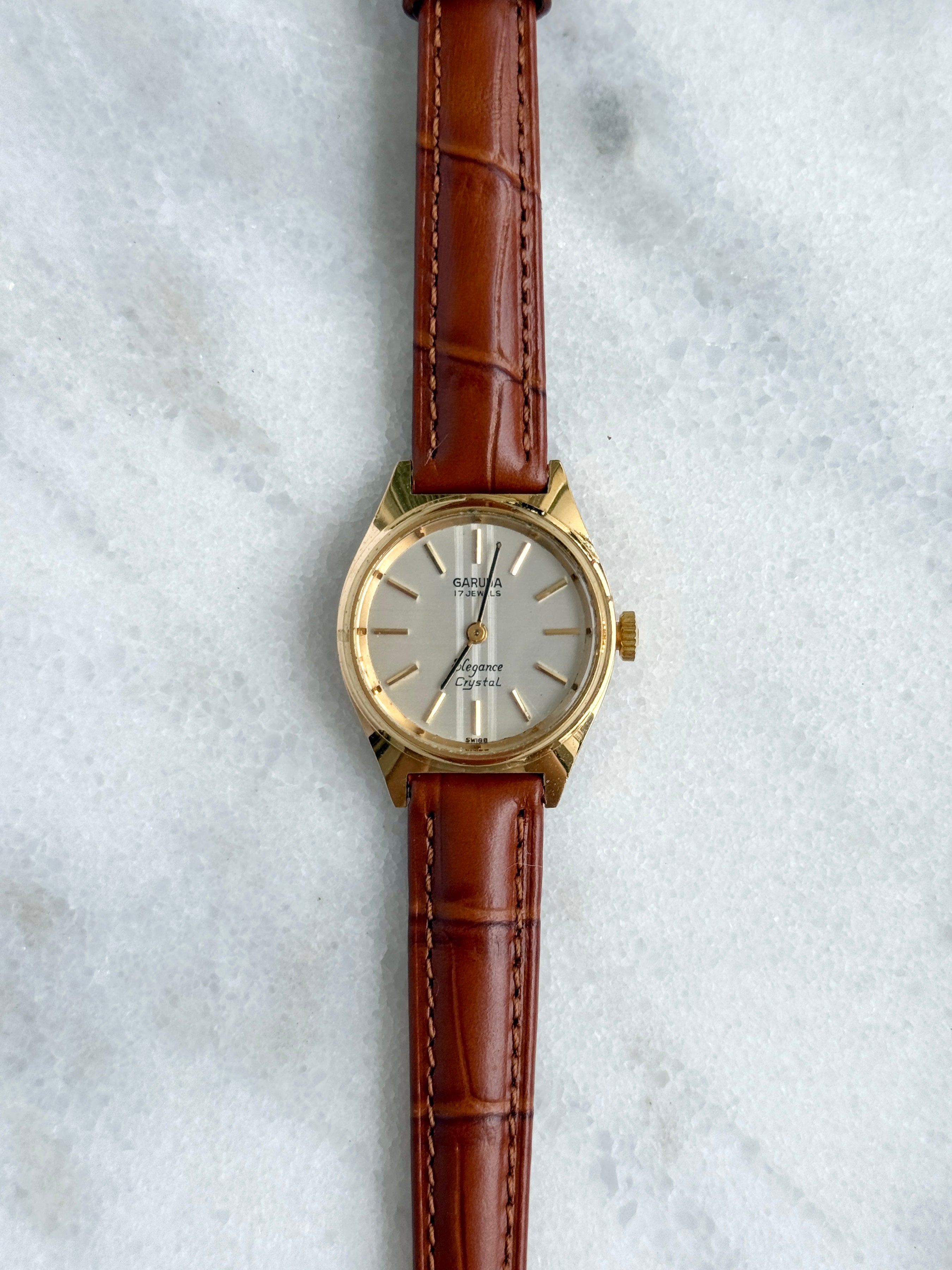 Vintage 1980s Garuda Swiss Mechanical Manual Winding