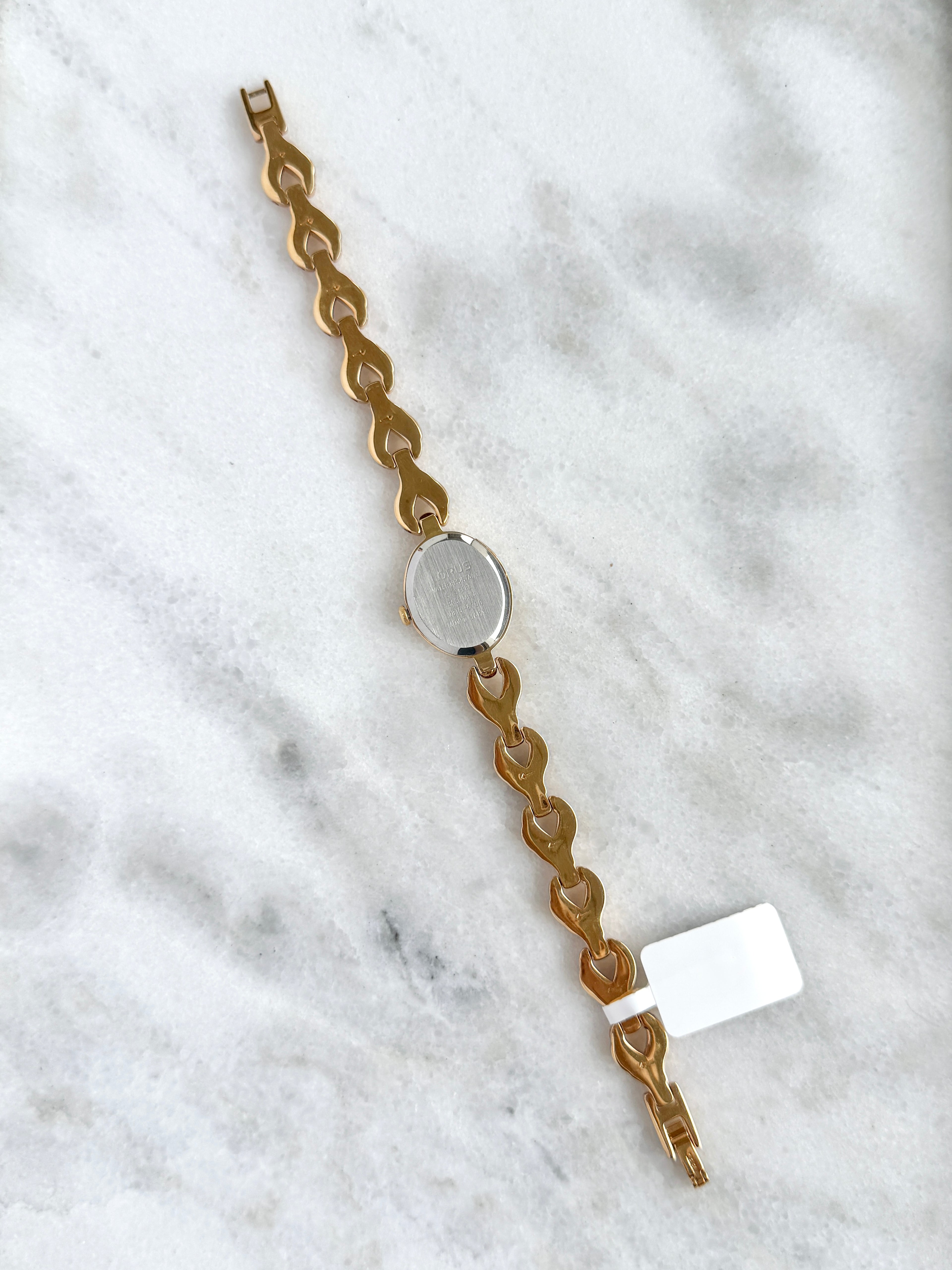 New Old Stock Unworn Lorus Gold Toned with Oval Dial
