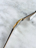 Vintage YSL 32mm Large Octagonal Gray Sunburst Dial