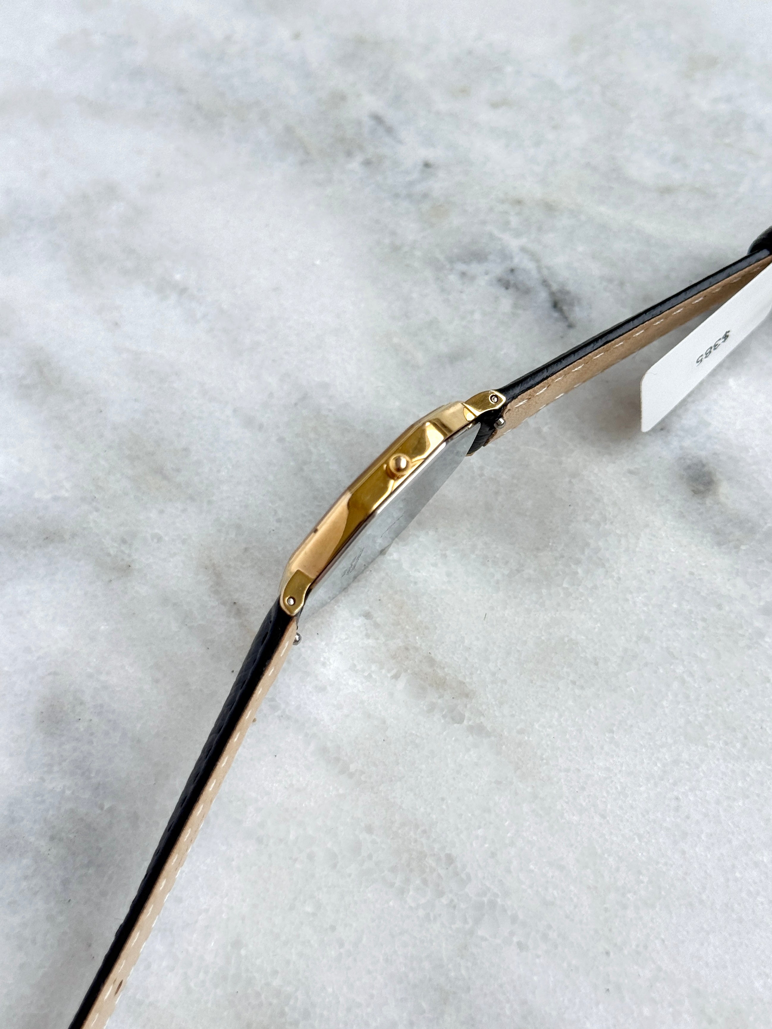 Vintage YSL 32mm Large Octagonal Gray Sunburst Dial
