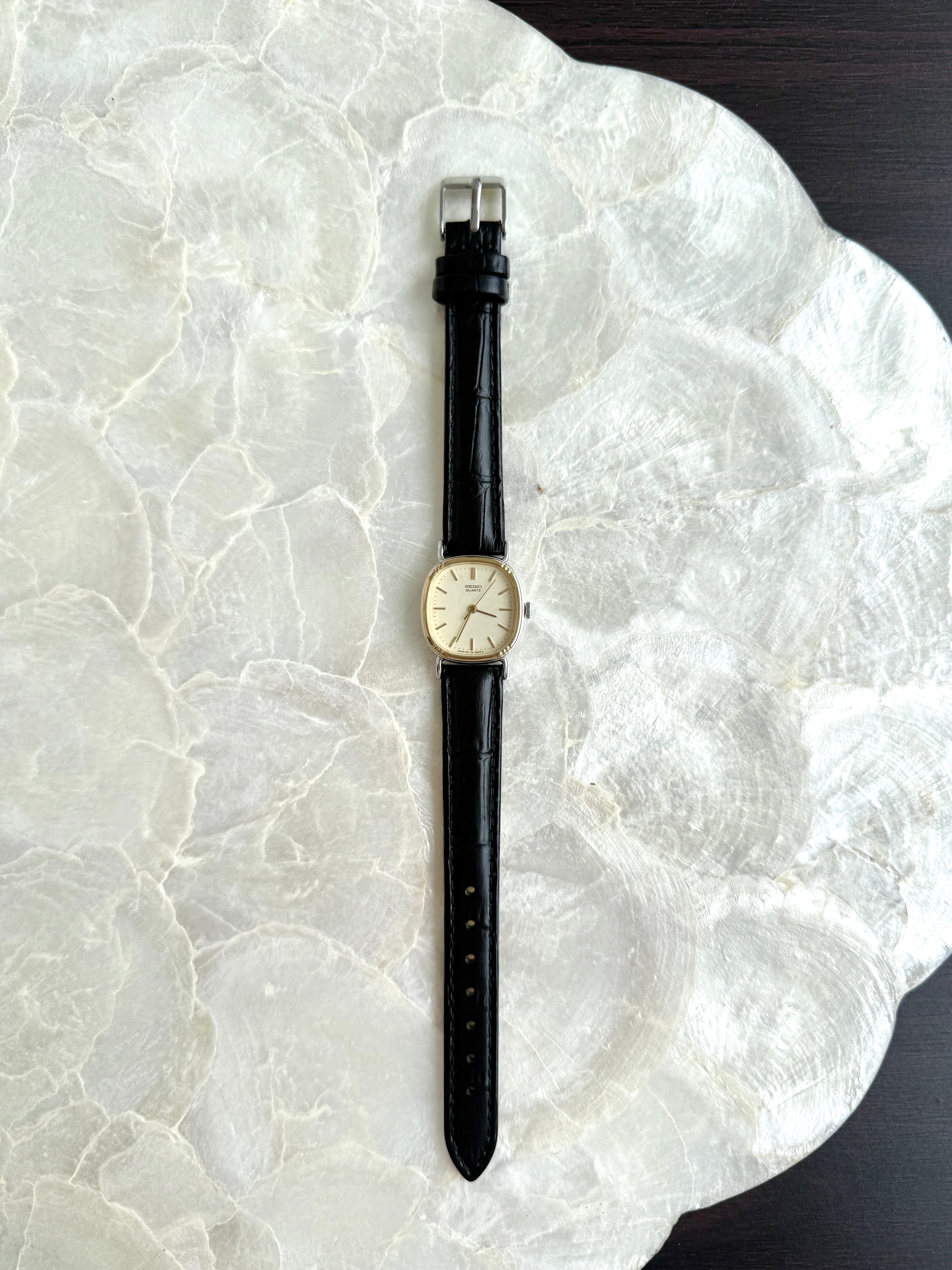 Vintage Seiko Two Toned Cushion Case Champagne Dial