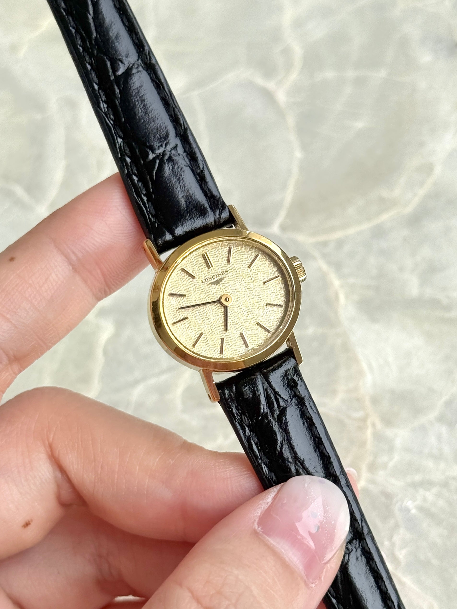 Rare Vintage 1970s Longines Gold-Plated Mechanical Manual Winding