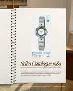Rare Vintage 1989 Seiko Star-cut Faceted Glass