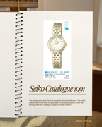 Vintage 1991 Seiko Creo Two Toned Multi-link Bracelet