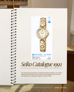 Vintage 1992 Seiko Tissé Champagne Gold Toned with Roman Dial