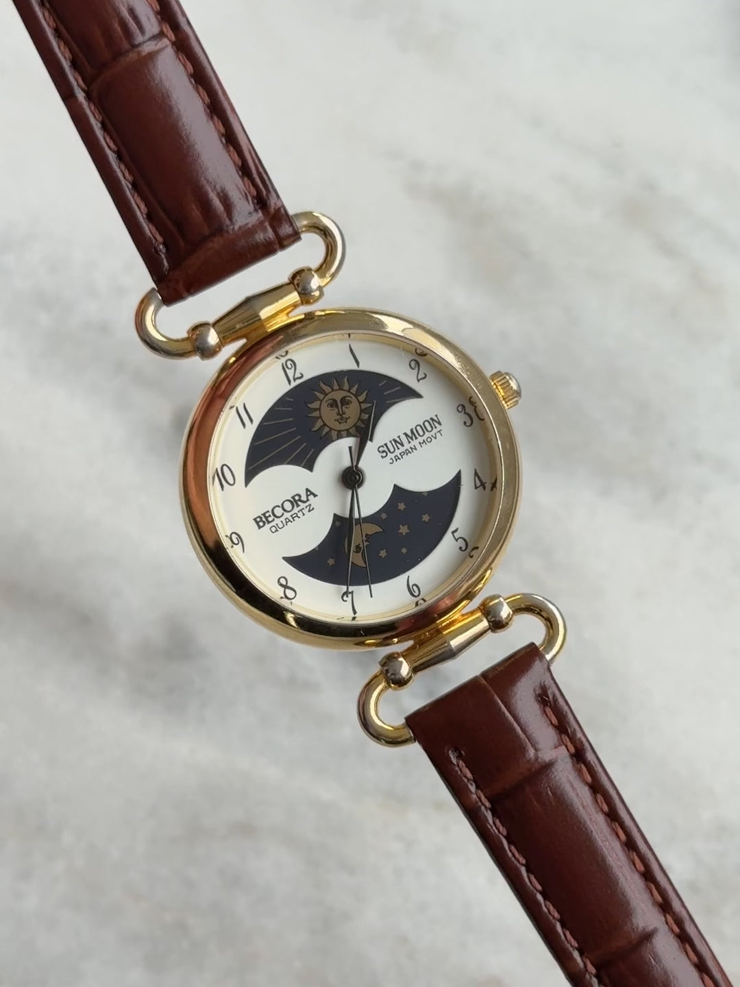 Rare Becora 30mm Day & Night Double Open Window with Extended Lugs