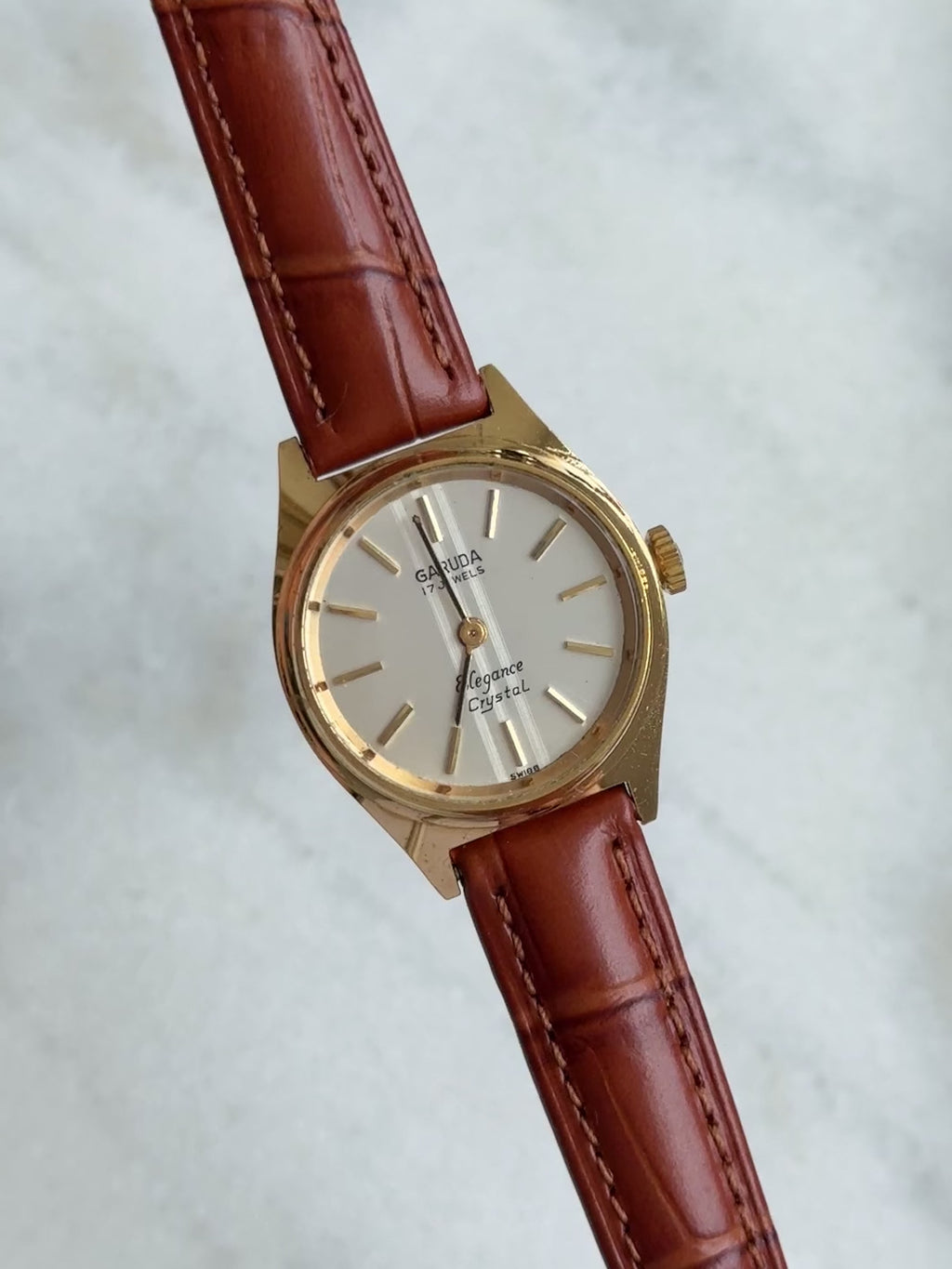 Vintage 1980s Garuda Swiss Mechanical Manual Winding