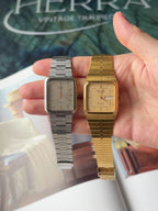 Rare 1980s Vintage 27mm Seiko Dolce Window Pane Links