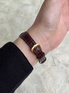 Rare Vintage Lanvin 26mm Two Toned Roman Numerals