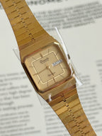 Vintage 29mm Armitron Deauville Square Case in Full Gold Tone